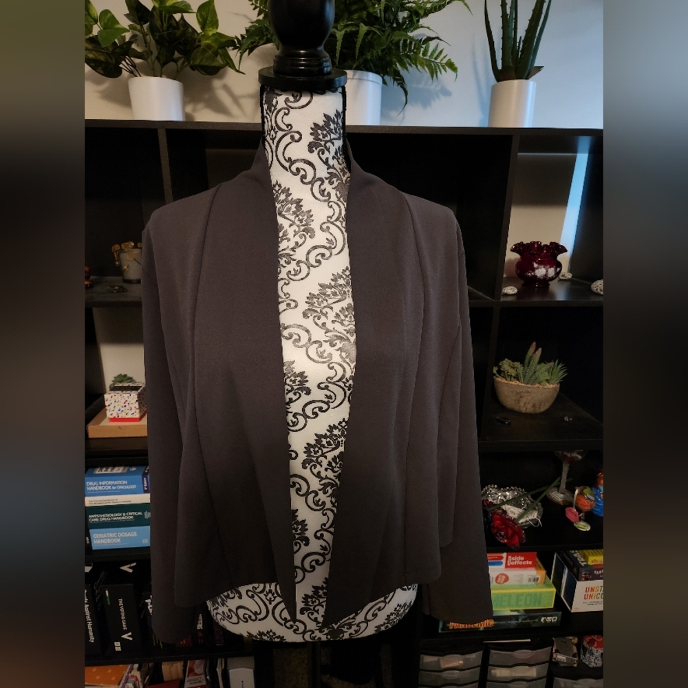 Grey Boohoo Blazer Size 14